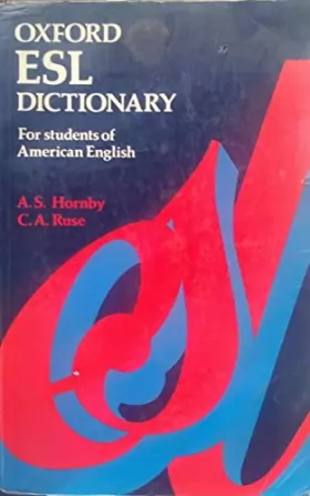Couverture du produit · Oxford Esl Dictionary for Students of American English