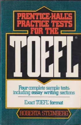 Couverture du produit · Prentice Hall's Practice Tests for the Toefl