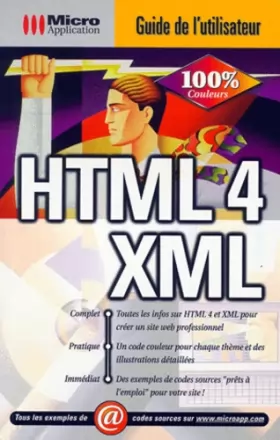 Couverture du produit · HTML 4, XML