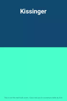 Couverture du produit · Kissinger