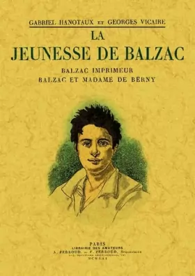 Couverture du produit · La jeunesse de Balzac