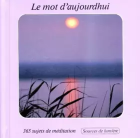 Couverture du produit · Le mot d'aujourd'hui