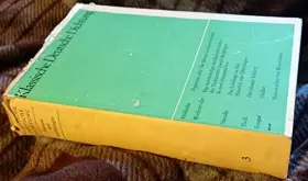 Couverture du produit · Klassische deutsche Dichtung. Bd. 3. Romane und Er