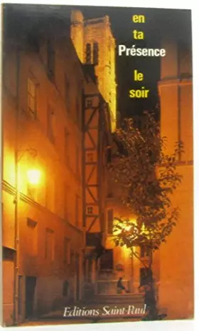 Couverture du produit · En ta presence, le soir