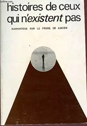 Couverture du produit · HISTOIRES DE CEUX QUI N'EXISTENT PAS