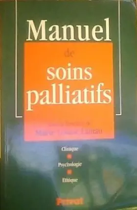 Couverture du produit · MANUEL DE SOINS PALLIATIFS
