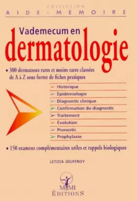 Couverture du produit · Le vademecum des dermatoses complexes