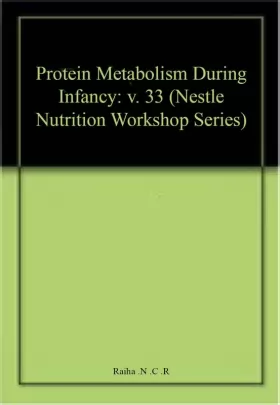 Couverture du produit · Protein Metabolism During Infancy