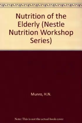 Couverture du produit · Nutrition of the Elderly