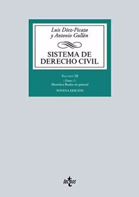 Couverture du produit · Sistema de Derecho civil: Volumen III (Tomo 1) Derechos Reales en general
