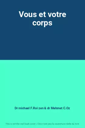 Couverture du produit · Vous et votre corps
