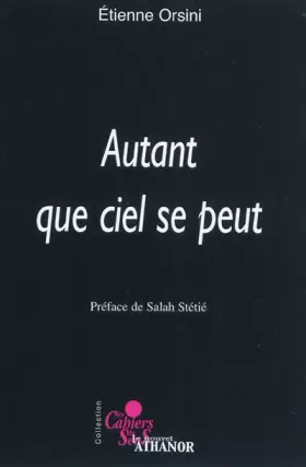 Couverture du produit · Autant que ciel se peut