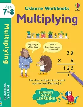 Couverture du produit · Usborne Workbooks Multiplying 7-8