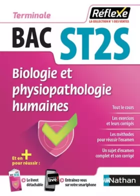 Couverture du produit · Biologie et physiopathologie humaines - Guide Reflexe -Tle Bac ST2S - Bac 2020