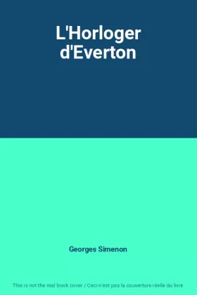 Couverture du produit · L'Horloger d'Everton