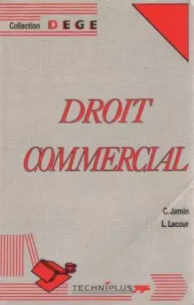 Couverture du produit · Droit commercial (Collection DEGE)
