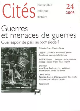 Couverture du produit · Cités 2005, n° 24: Guerres et menaces de guerres