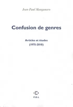 Couverture du produit · Confusion de genres: Articles et études (1975-2010)