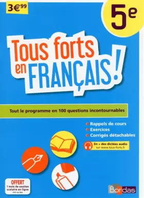 Couverture du produit · Tous forts en Français 5e