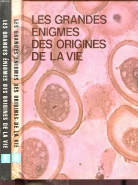 Couverture du produit · LES GRANDES ENIGMES DES ORIGINES DE LA VIE EN 2 TOMES