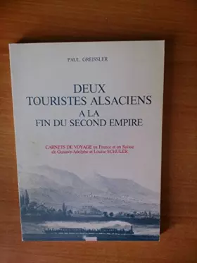 Couverture du produit · Deux touristes alsaciens a la fin du second empire