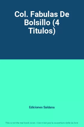 Couverture du produit · Col. Fabulas De Bolsillo (4 Titulos)