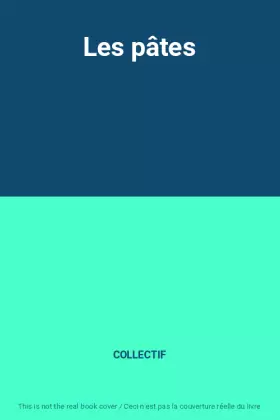 Couverture du produit · Les pâtes