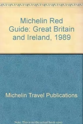 Couverture du produit · Michelin Great Britain and Ireland, 1989