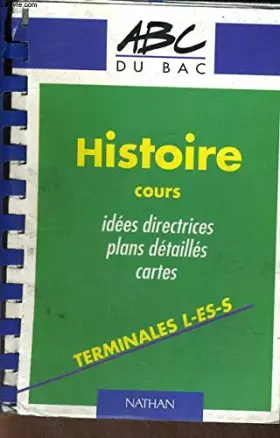 Couverture du produit · Histoire, cours, terminales L-ES-S