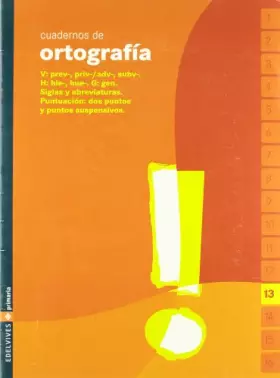 Couverture du produit · Cuaderno de ortografia 13 Primaria
