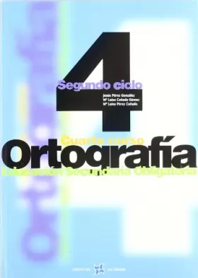 Couverture du produit · Ortografía 4º ESO