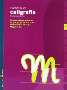 Couverture du produit · Cuaderno 4 de caligrafia Pauta Montessori