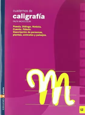 Couverture du produit · Cuaderno 12 de caligrafia Pauta Montessori