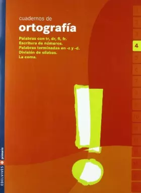 Couverture du produit · Cuaderno de ortografía 4 Primaria