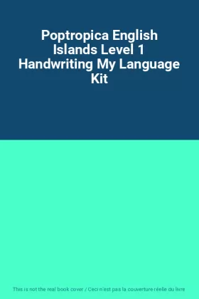 Couverture du produit · Poptropica English Islands Level 1 Handwriting My Language Kit