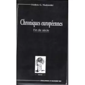 Couverture du produit · Chroniques européennes: Fin de siècle, essai