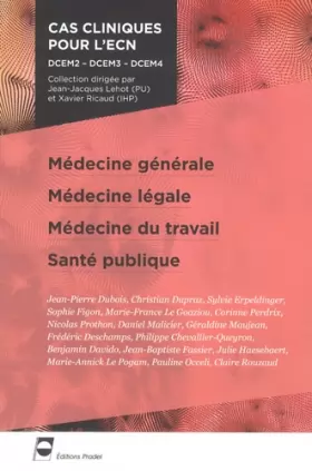 Couverture du produit · Médecine générale - Médecine légale - Médecine du travail - Santé publique