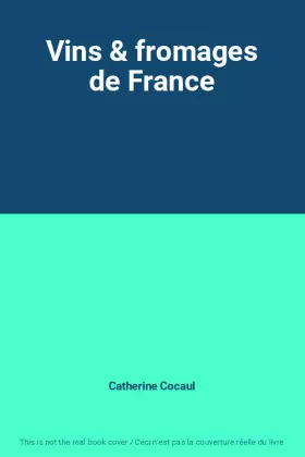 Couverture du produit · Vins & fromages de France