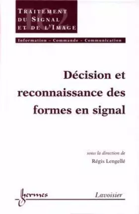 Couverture du produit · RECONNAISSANCE DE FORME POUR LE TRAITEMENT DU SIGNAL TRAITE IC 2