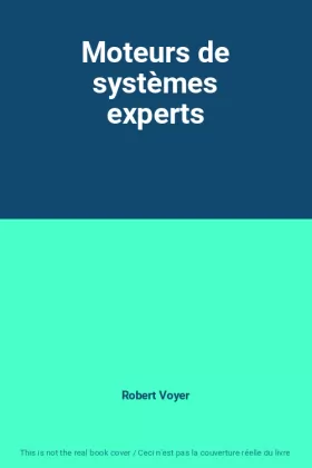 Couverture du produit · Moteurs de systèmes experts