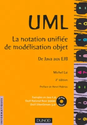 Couverture du produit · UML : La notation unifiée de modélisation objet   (+ CD-Rom) : De Java aux  EJB