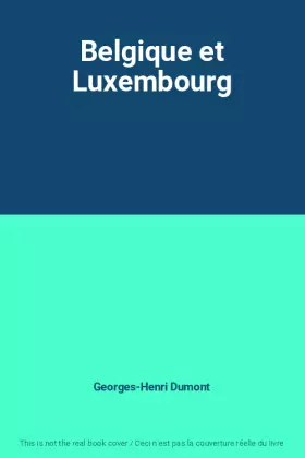 Couverture du produit · Belgique et Luxembourg