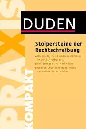 Couverture du produit · Stolpersteine der Rechtschreibung