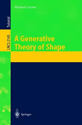 Couverture du produit · A Generative Theory of Shape