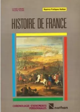Couverture du produit · Histoire de France/chronologie, évènements, personnages
