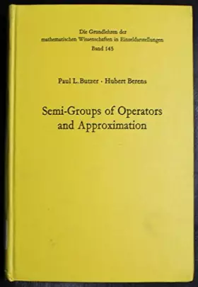 Couverture du produit · Semi Groups of Operators & Approximation