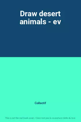 Couverture du produit · Draw desert animals - ev