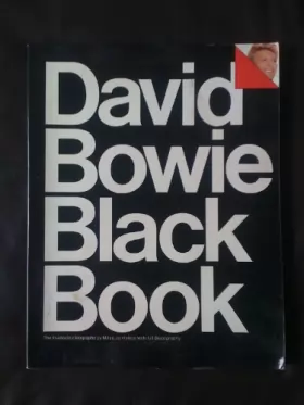 Couverture du produit · David Bowie Black Book