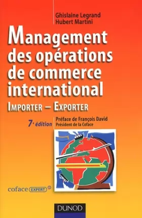 Couverture du produit · Management des opérations de commerce international : Importer - Exporter