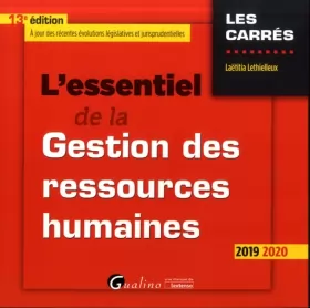 Couverture du produit · L'essentiel de la Gestion des ressources humaines (2019-2020) (13e éd.)